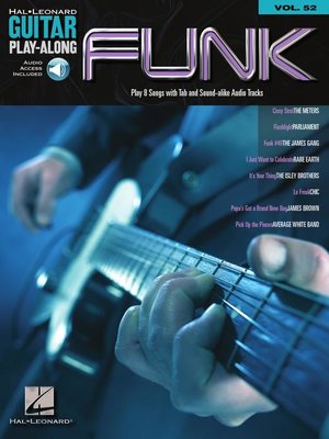 cover image of Funk Guitar Play-Along, Volume 52